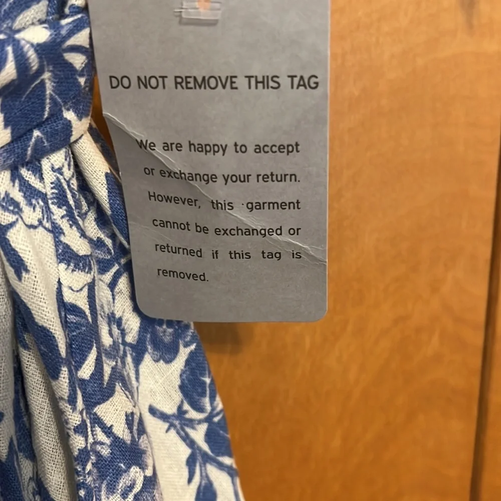 NWT Gorgeous blue floral dress - Picture 3 of 5